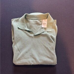 J. Crew Light Green Polo Shirt